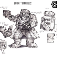 Colony 87 Bounty Hunter 02 - (high-grav worlder)