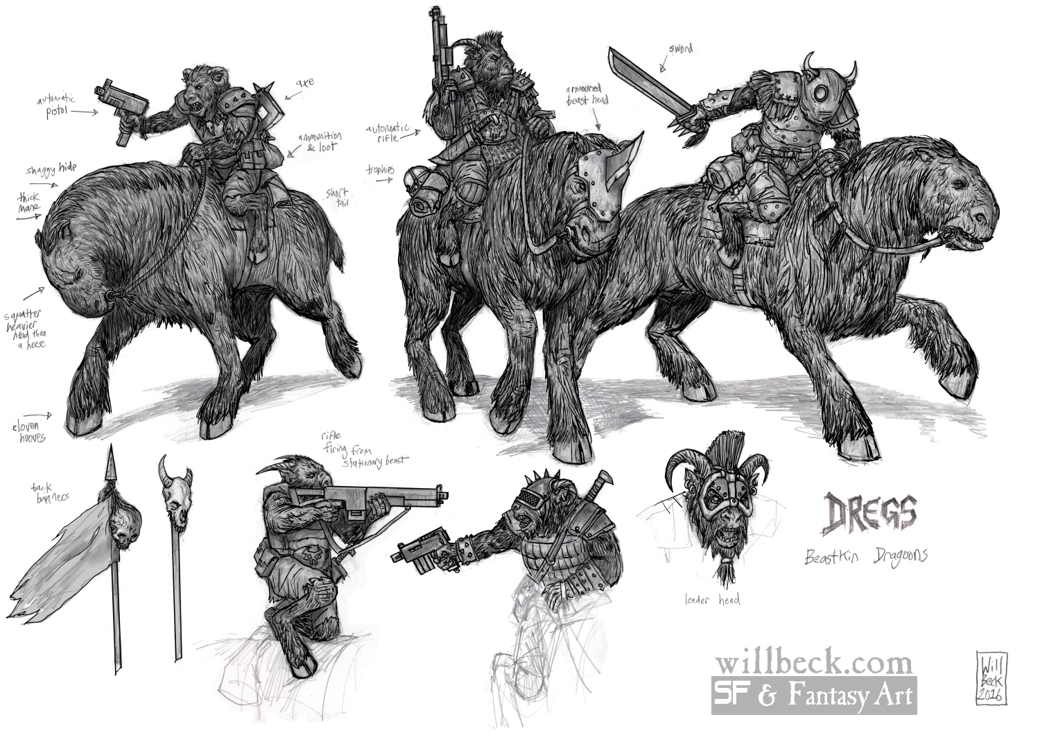 Dregs Beastkin Dragoons