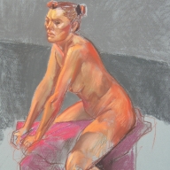 Life Drawing in Pastels (03) 2014