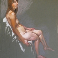 Lucy-life-drawing-in-pastels-on-pastel-paper-2018