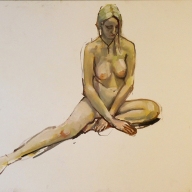 Mia-life-painting-in-oils-on-cartridge-paper-2015