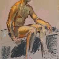 Rody-life-drawing-in-pastels-on-pastel-paper-2015