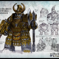 Space Dwarf Warlord in Power Armour