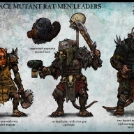 Concepts for how Rat-men could be done in Warhammer 40,000