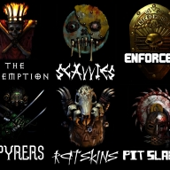 Designs for the Outlander gangs of the old Necromunda game.