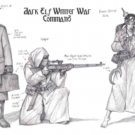 Dark Elf Winter War Command 02