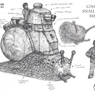 Gnome Snail Tank