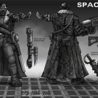 Space Pirate concepts 03 Captain