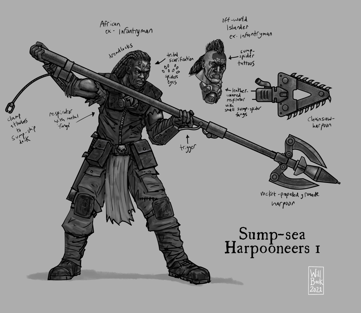 Sump-sea Harpooneers