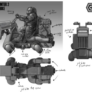 Colony 87 Bounty Hunter 2 on Jetbike Colony 87 Bounty Hunter 2 on Jetbike