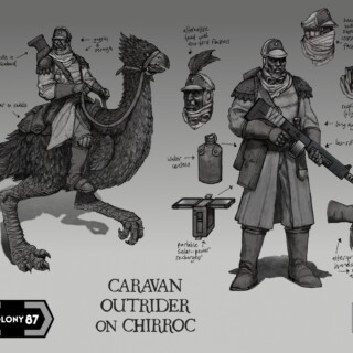 Colony 87 Caravan Outrider on Chirroc Colony 87 Caravan Outrider on Chirroc