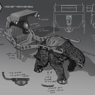 Colony 87 hover rickshaw Colony 87 hover rickshaw