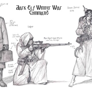 Dark Elf Winter War Command 02 Dark Elf Winter War Command 02