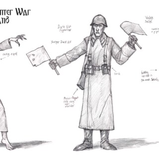 Dark Elf Winter War Command 03 Dark Elf Winter War Command 03
