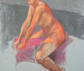 Life Drawing in Pastels (03) 2014