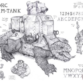 Orc Wyrm-tank Orc Wyrm-tank