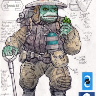 Sketchbook Oct2022 - Amphiran Water Trader Sketchbook Oct2022 - Amphiran Water Trader