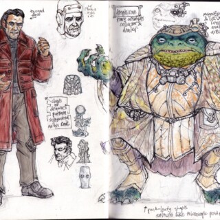 Sketchbook Oct2022 - Colony 87 Artefact Merchants Sketchbook Oct2022 - Colony 87 Artefact Merchants