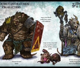 Space Ratmen Characters 01 Space Ratmen Characters 01