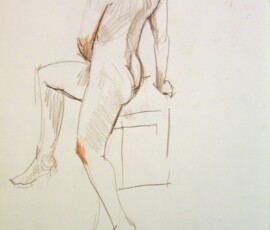 life drawing in coloured pencil - 'Rosie' 02-03-17 life drawing in coloured pencil - 'Rosie' 02-03-17