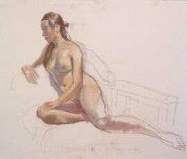 life drawing in pastels - 'Ally' 30-06-2016 life drawing in pastels - 'Ally' 30-06-2016