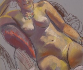 life drawing in pastels - 'Felicity' 21-07-2016 life drawing in pastels - 'Felicity' 21-07-2016
