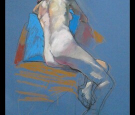 life drawing in pastels - 'Rebel' 28-10-18 life drawing in pastels - 'Rebel' 28-10-18