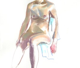 life drawing in pastels on cartridge paper - 'Lucia' 18-05-2017 life drawing in pastels on cartridge paper - 'Lucia' 18-05-2017